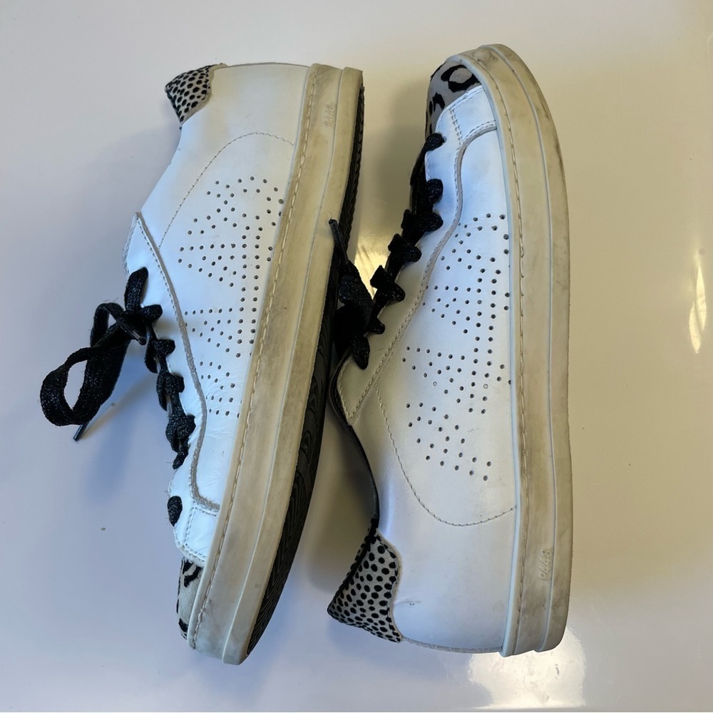 P448 S20 John Animal Print Leather Sneakers - Picture 7 of 9